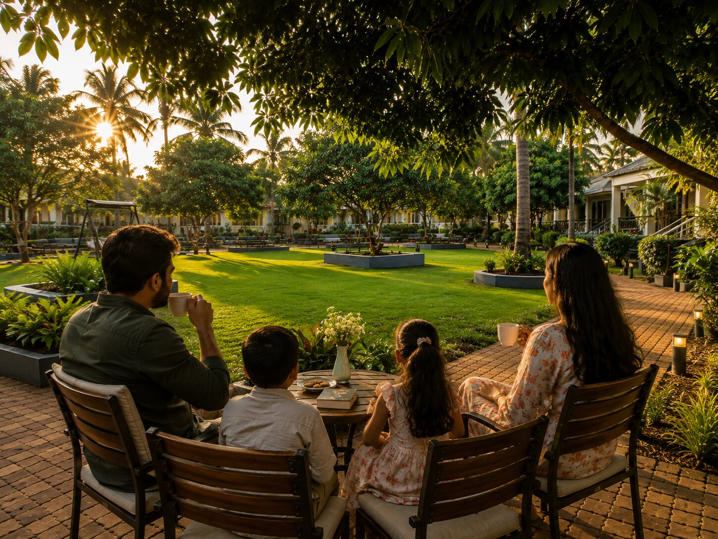 Family room accommodation at Wildlife Gir Resort
